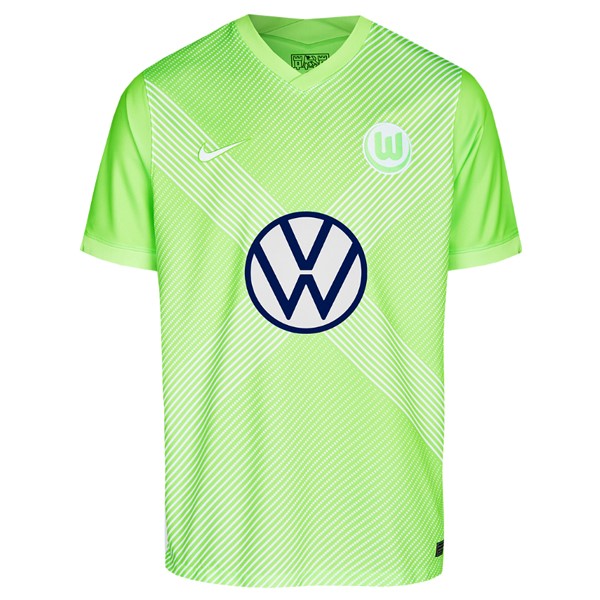 Thailande Maillot Football Wolfsbourg Domicile 2020-21 Vert